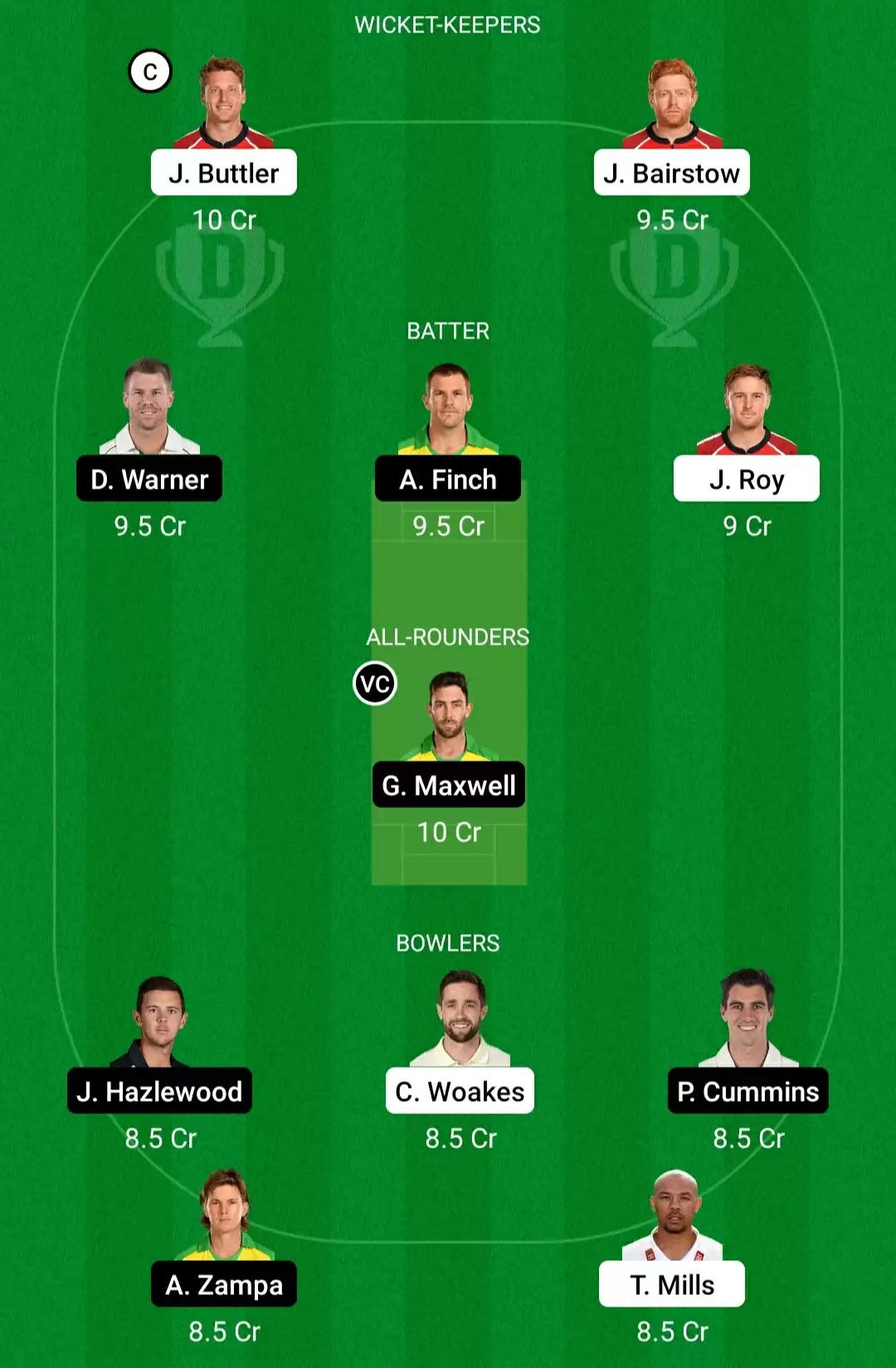ENG vs AUS Dream11 Prediction for T20 World Cup 2021: Playing XI, Fantasy Cricket Tips, Team, Weather Updates and Pitch Report