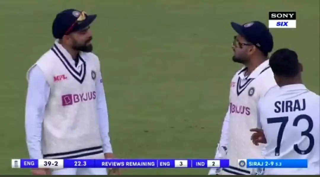 WATCH: Virat Kohli and Siraj overturn Pant’s call; can’t believe it after DRS is successful