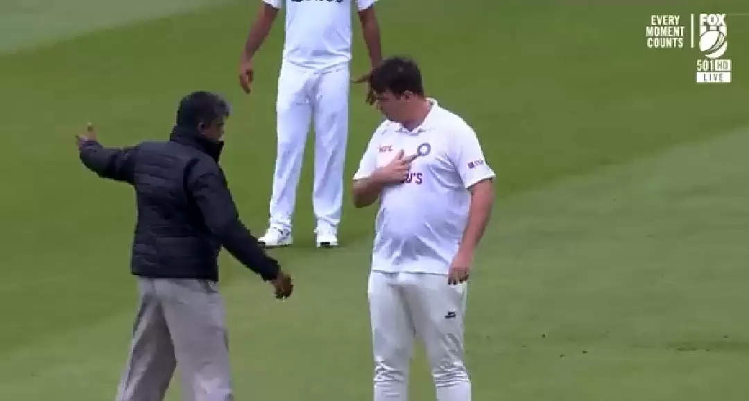WATCH: India’s jersey No.69 takes the field; proves to be pitch invader