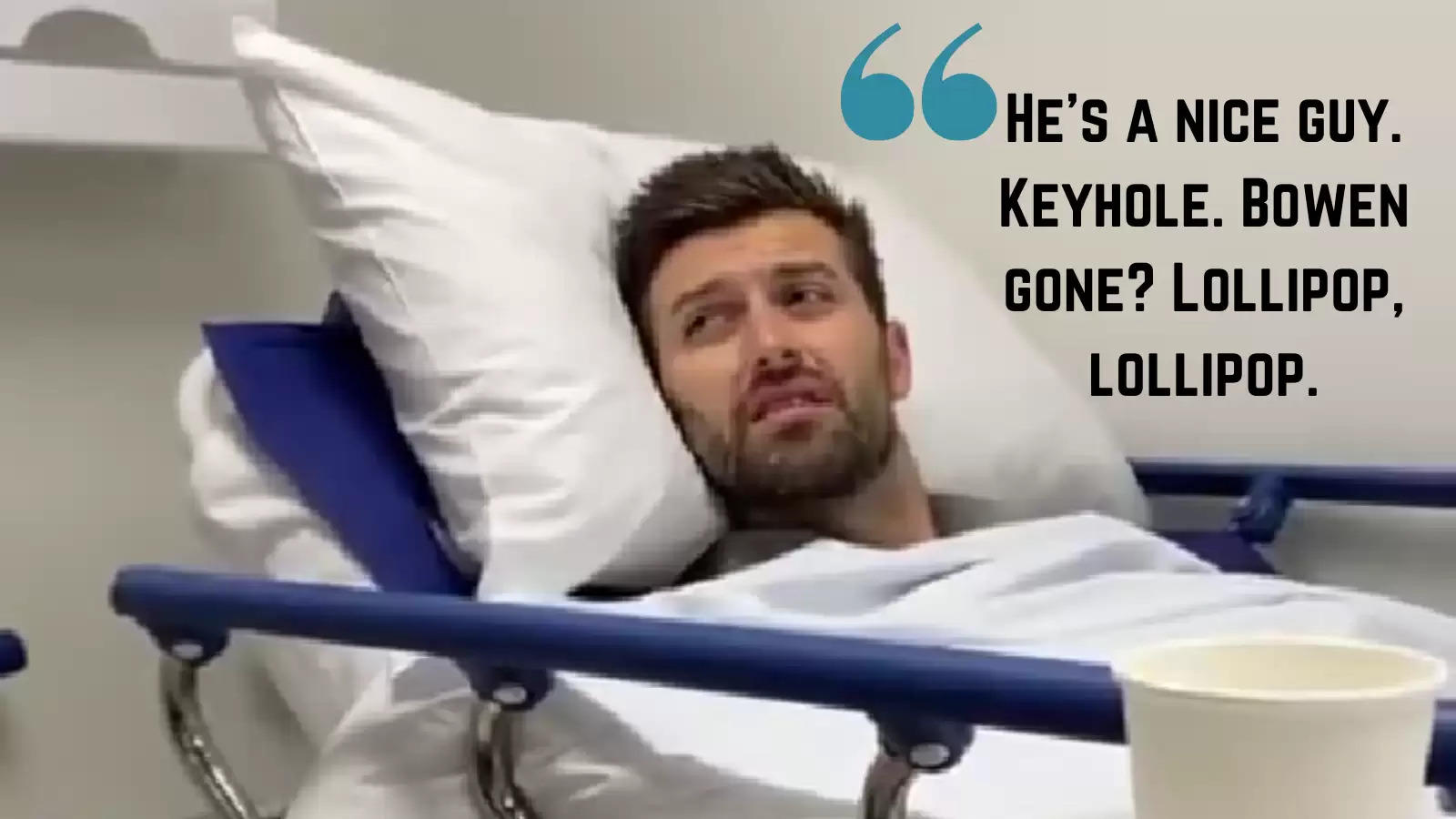 Watch: “I am so sad…I like Andy Flower. ” – Mark Wood under anaesthetic influence blabbers about missing IPL