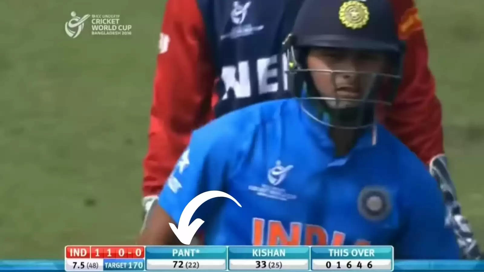 WATCH: Rishabh Pant smashing it as an opener in the U19 World Cup