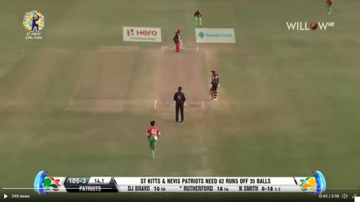 WATCH: The Niall Smith over that has put the CPL game under fixing cloud