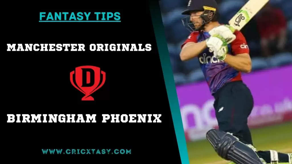 MNR vs BPH Dream11 Team Prediction for The Hundred Men’s 2021: Manchester Originals vs Birmingham Phoenix Best Fantasy Cricket Tips, Strongest Playing XI, Pitch Report and Player Updates