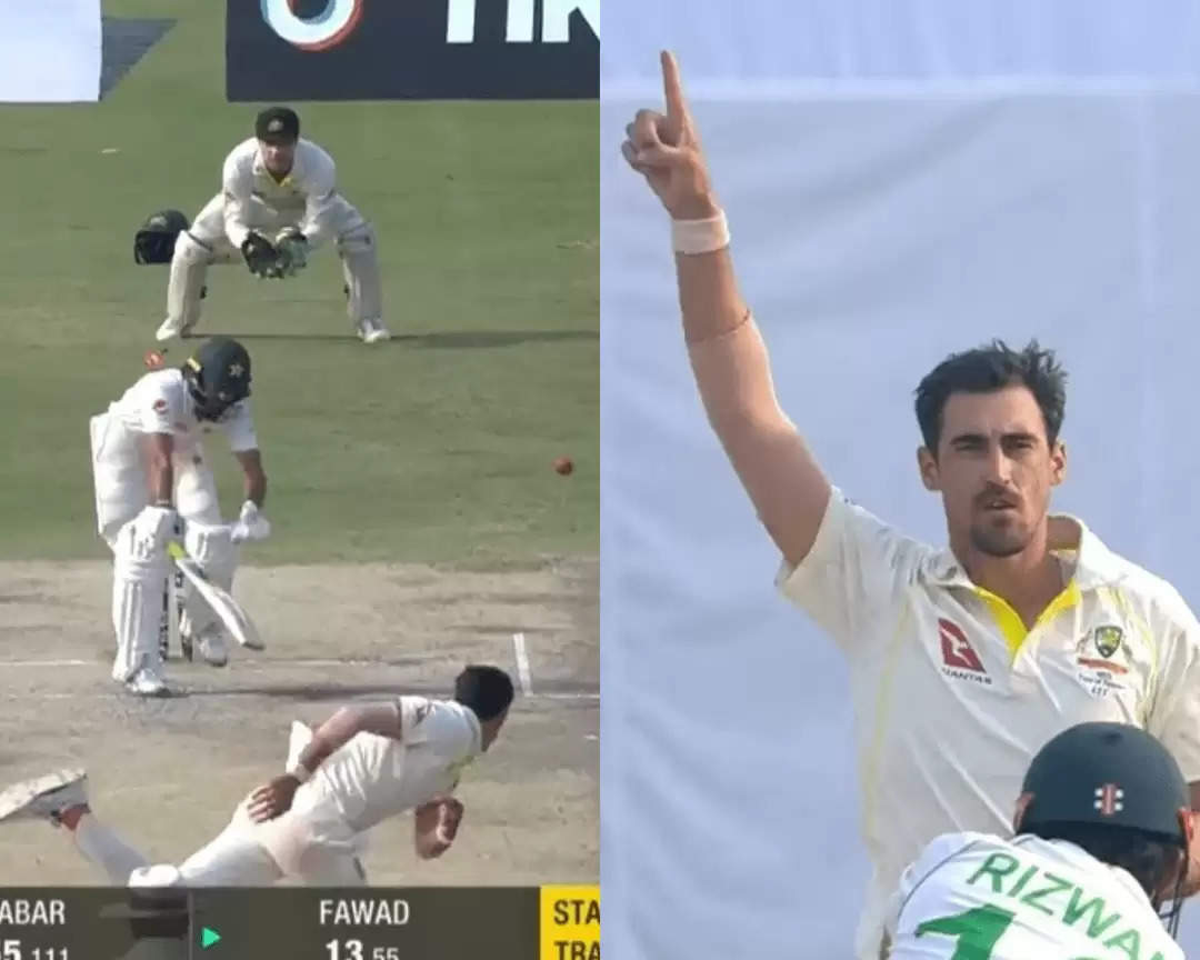 WATCH: Mitchell Starc’s unplayable double strike to Fawad Alam and Mohammad Rizwan