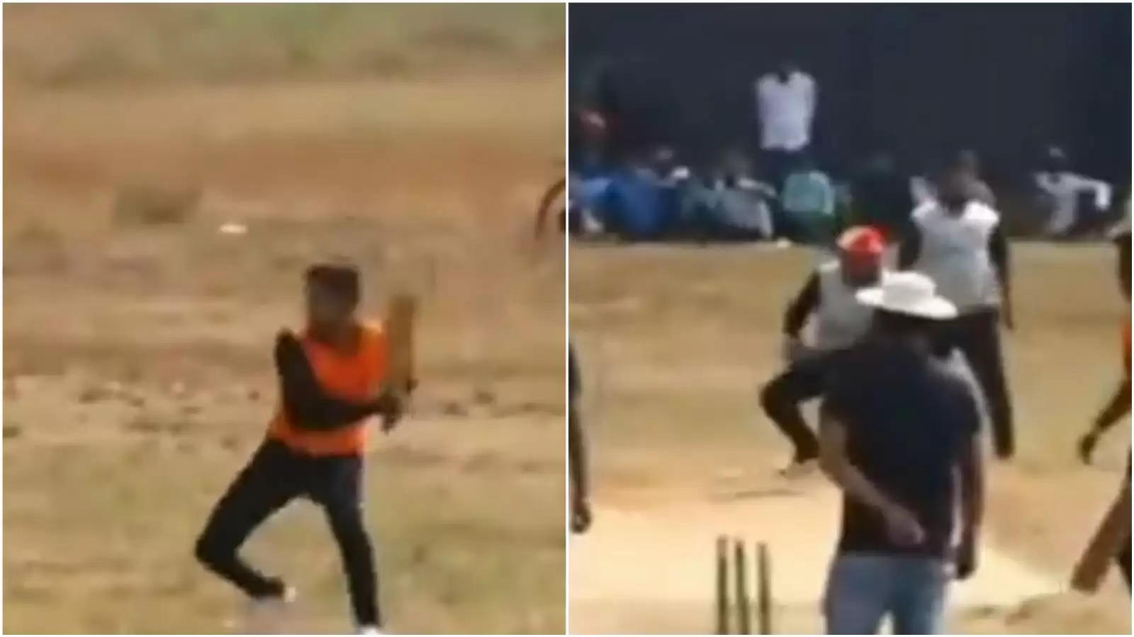 WATCH: Batter tries to emulate David Warner’s double-bounce hit, gets run out instead