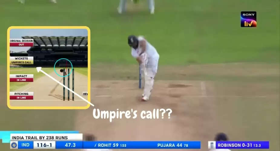 Was Rohit Sharma erroneously given out LBW? Ball tracking showed ball missing leg stump!
