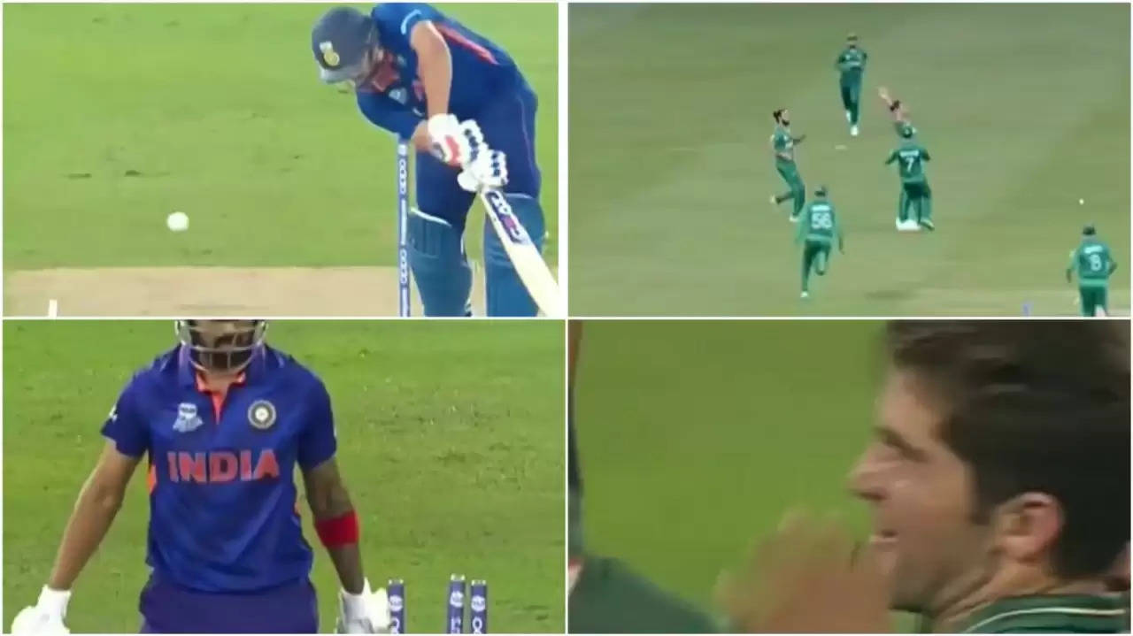 WATCH: Rohit Sharma and KL Rahul fall prey to the brilliance of Shaheen Afridi