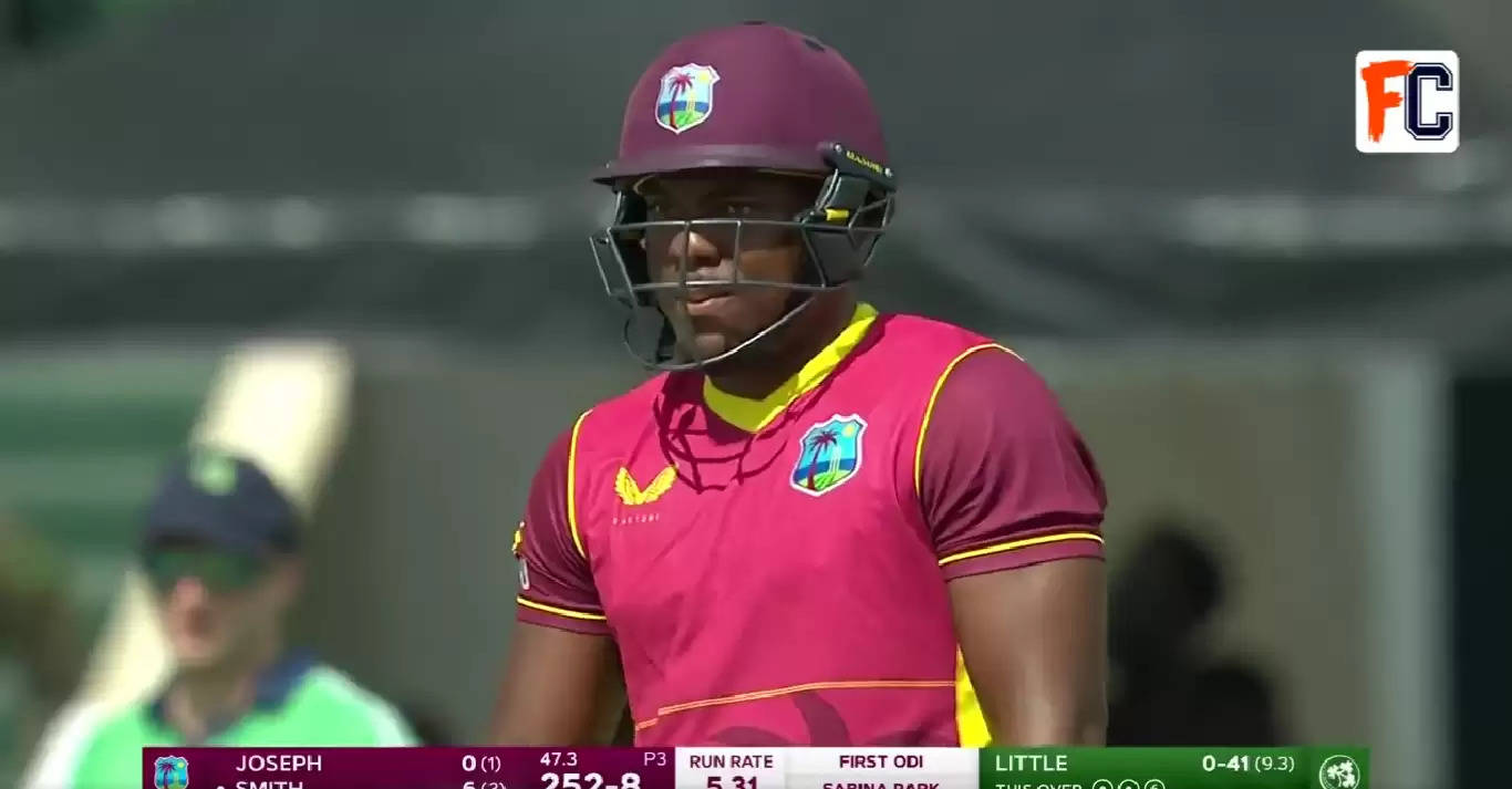 Watch: “Park at your own risk!!”; West Indies’ Odean Smith dents car standing outside Sabina Park