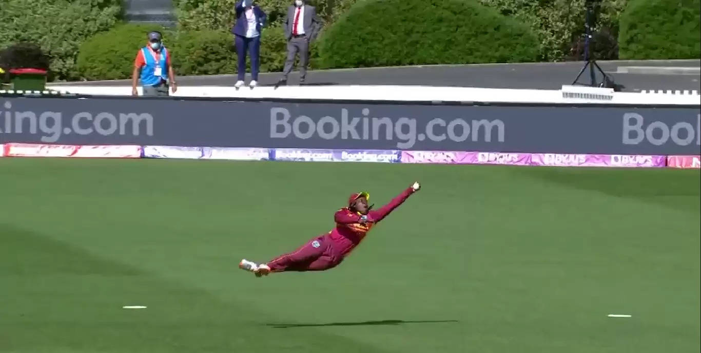WATCH: Deandra Dottin takes crucial one-handed stunner in West Indies’ upset win over England in Women’s World Cup
