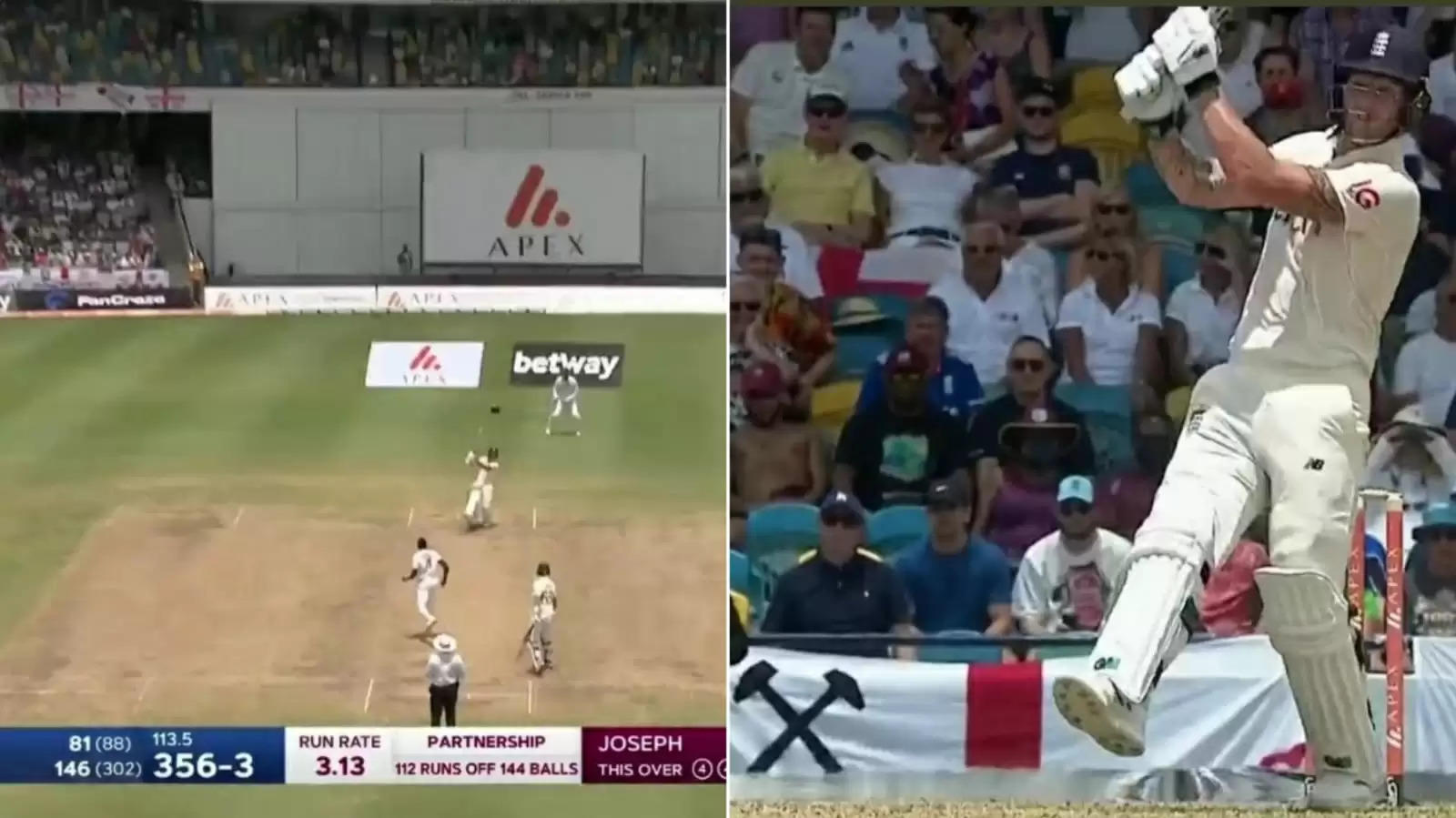 WATCH: Ben Stokes slams MS Dhoni-style one-legged six to bring up 5000 Test runs