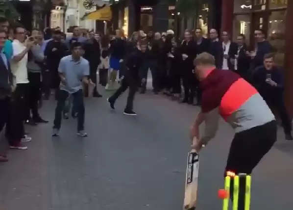 WATCH: Joe Root cleans up Ben Stokes in London’s version of gully cricket