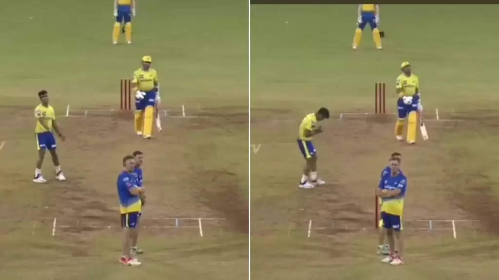 WATCH: Rajvardhan Hangargekar frustrated after dropped catch; dismisses Robin Uthappa next ball in CSK practice game
