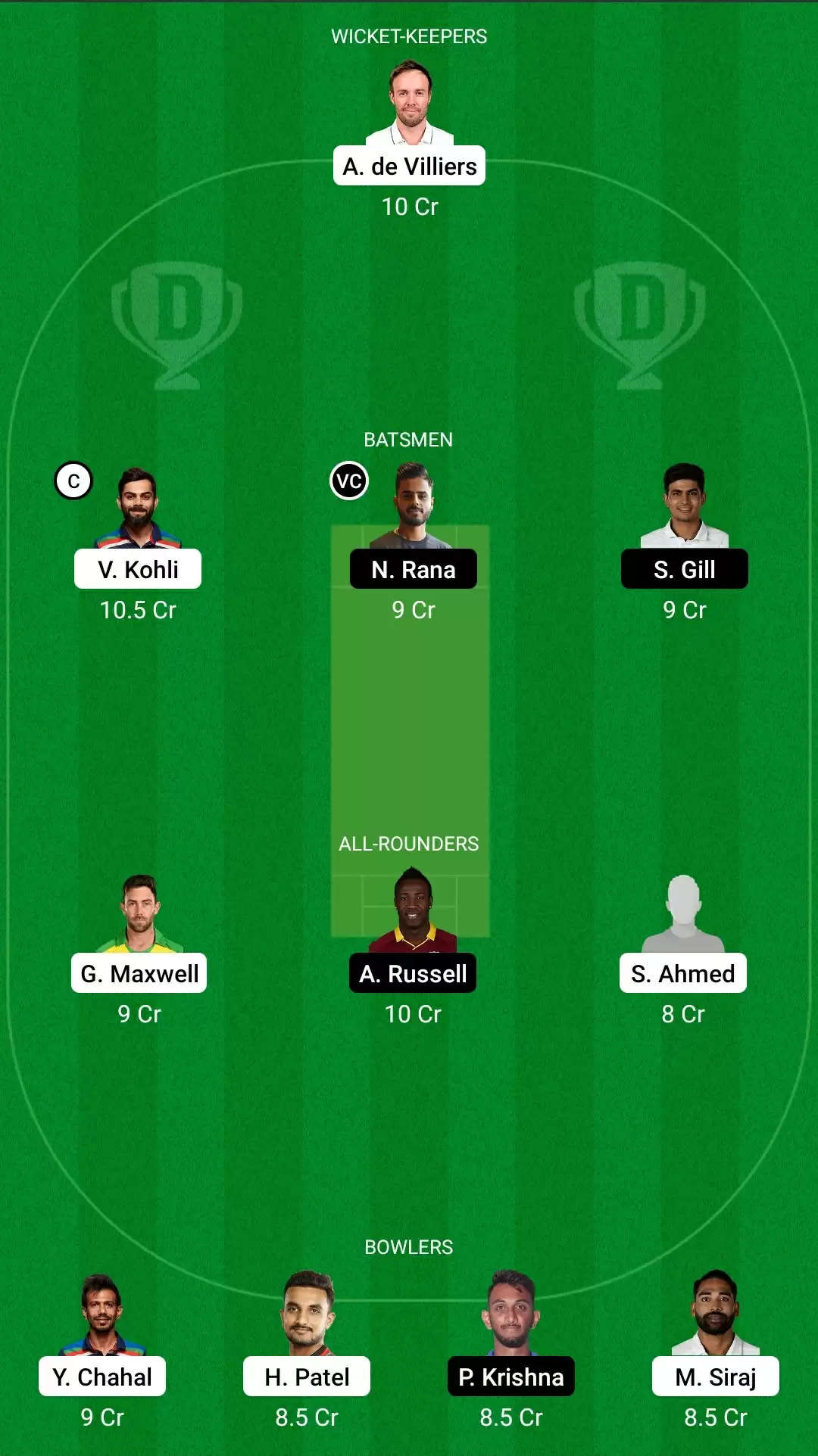 VIVO IPL 2021, Match 10: RCB vs KKR Dream11 Prediction, Fantasy Cricket Tips, Team, Playing 11, Pitch Report, Weather Conditions and Injury Update