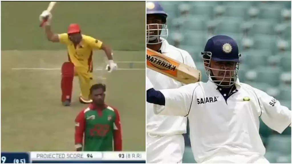 WATCH: Pavel Florin does a Sreesanth after his first boundary in Dream11 European Cricket Championship