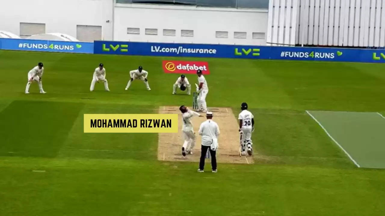 Mohammad Rizwan rolled his arm over for Sussex. 