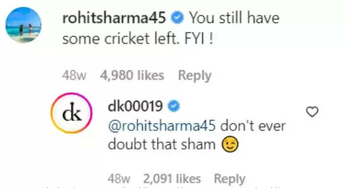 Rohit and DK