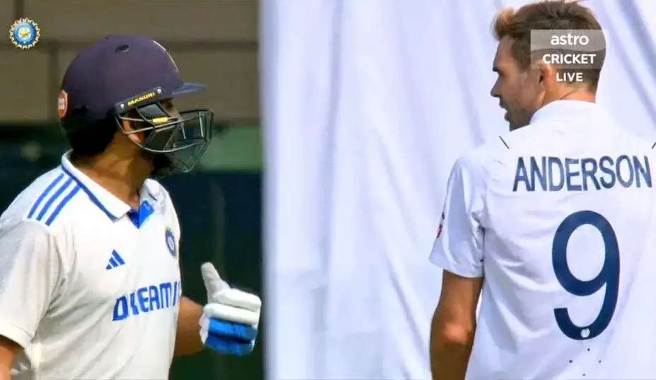 James Anderson had some words to say for Rohit Sharma in Ind vs Eng 4th Test?width=963&height=541&resizemode=4