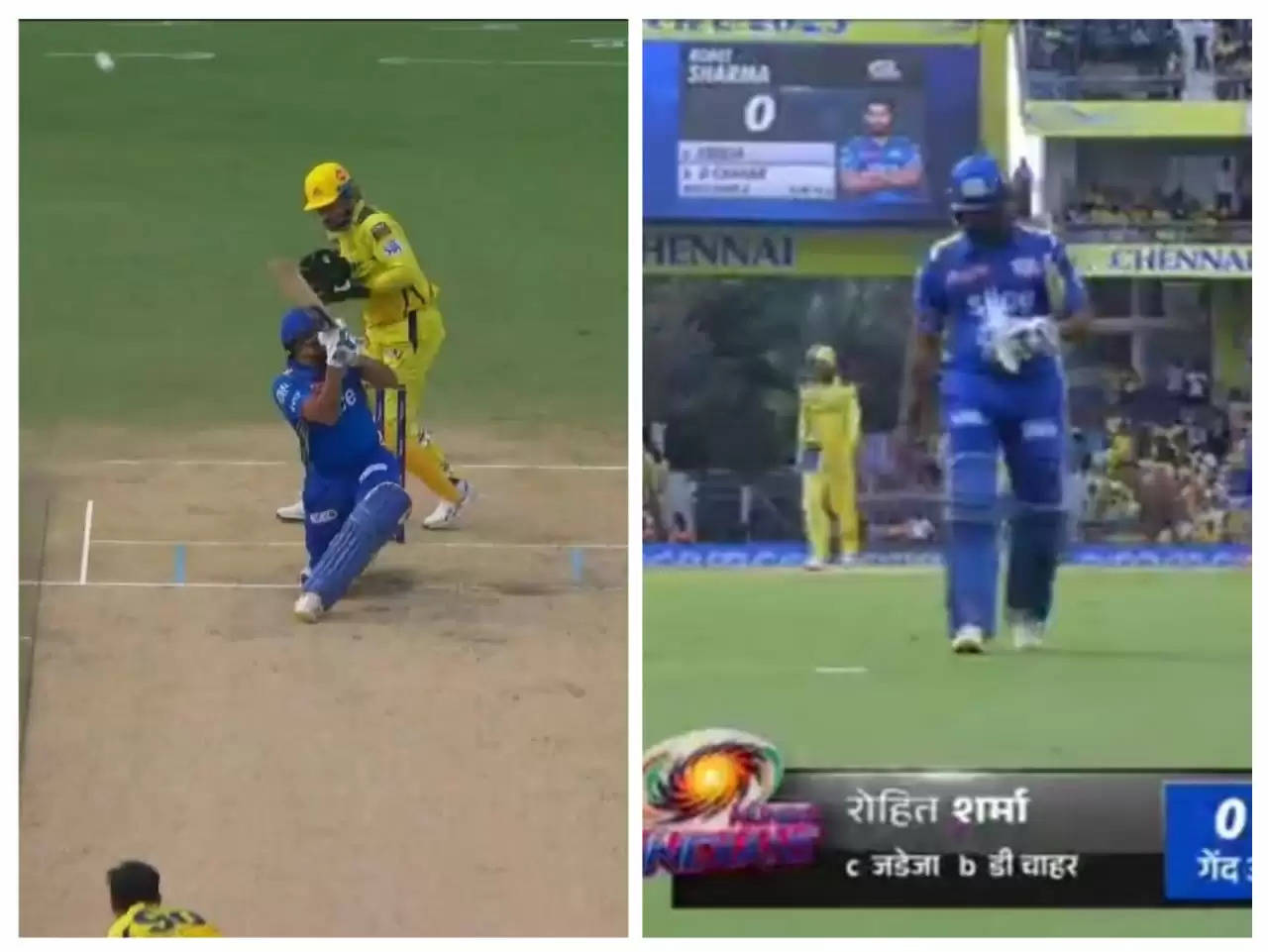 MS Dhoni did brilliant work to dismiss Rohit Sharma.?width=963&height=541&resizemode=4