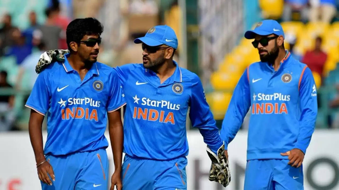 Jasprit Bumrah, MS Dhoni and Virat Kohli (Source - X)?width=963&height=541&resizemode=4