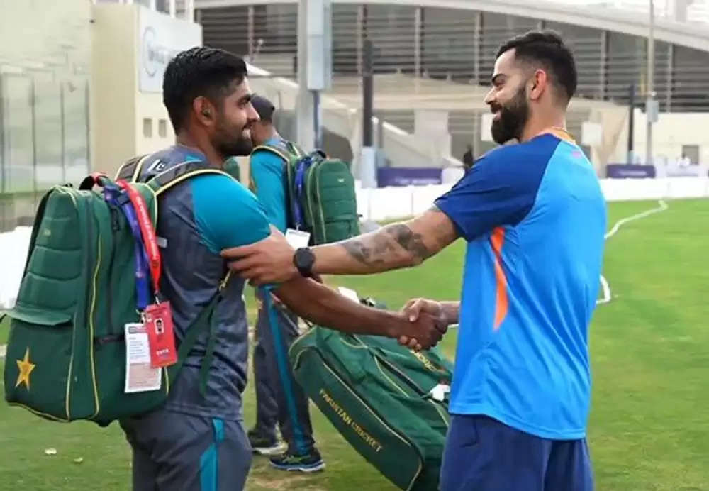 Babar Azam met Virat Kohli at the sidelines of Asia Cup