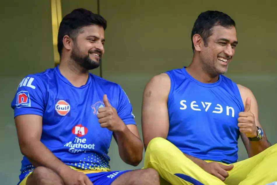 MS Dhoni and Suresh Raina are longstanding friends.
