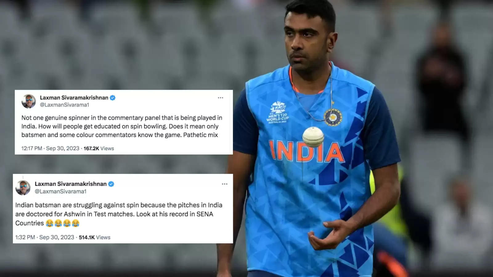Ravichandran Ashwin reacts after legendary spinner Laxman Sivaramakrishnan  finds technical flaws in his bowling action