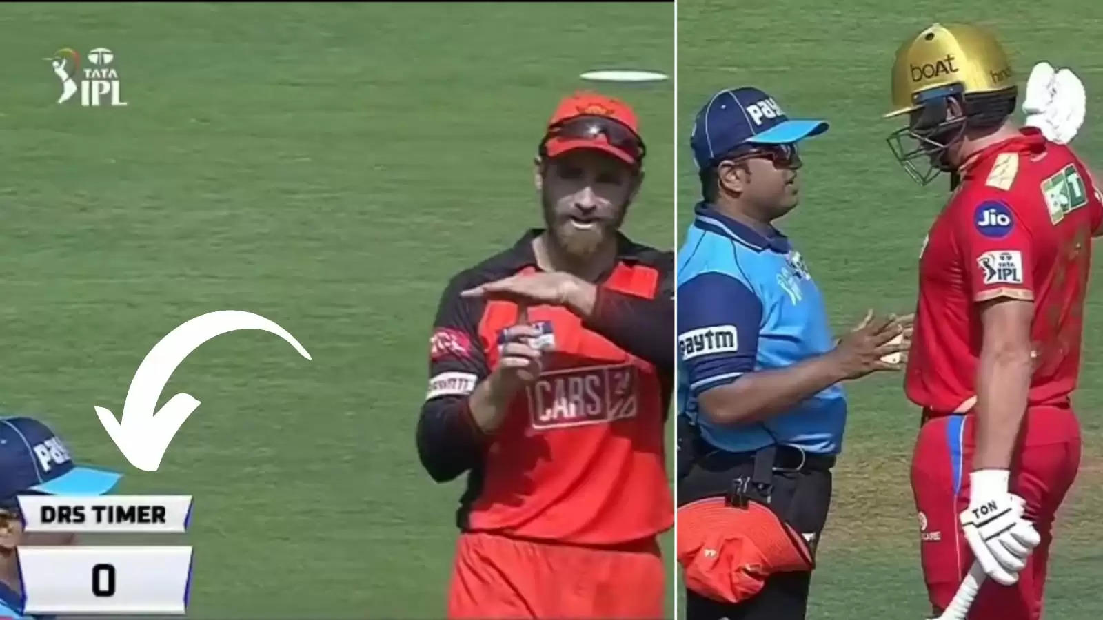 Jonny Bairstow told the umpire about the illegal SRH review. 