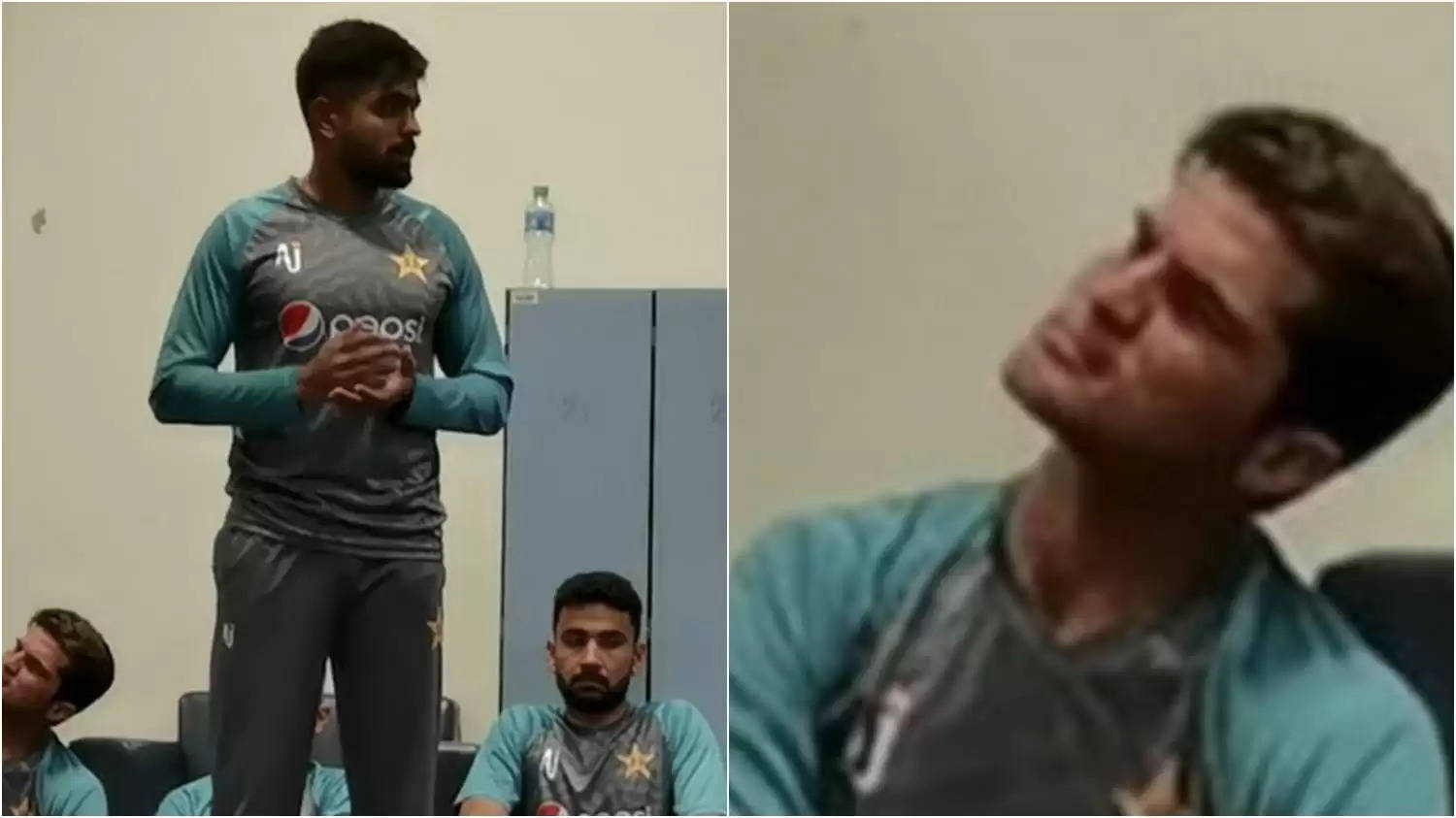 Babar Azam and Shaheen Afridi indulge in a dressing room spat.?width=963&height=541&resizemode=4
