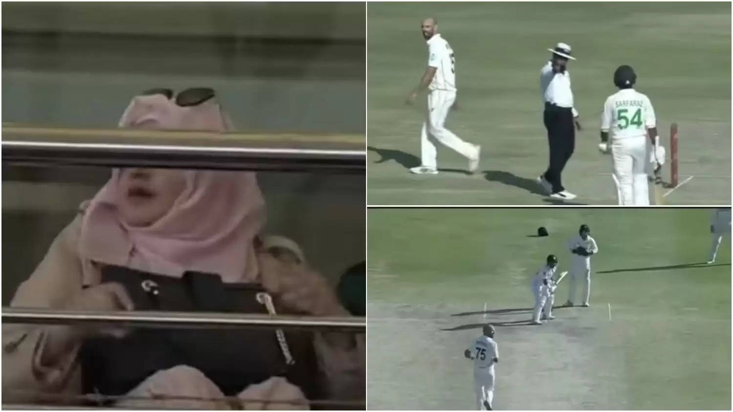Watch: Sarfaraz Ahmed caught staring at wife in the gallery; umpire stops  play