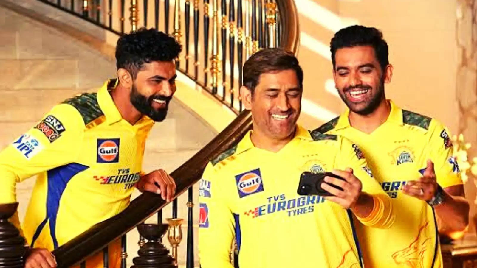 Deepak Chahar alongside MS Dhoni and Ravindra Jadeja during an Ad commercial?width=963&height=541&resizemode=4