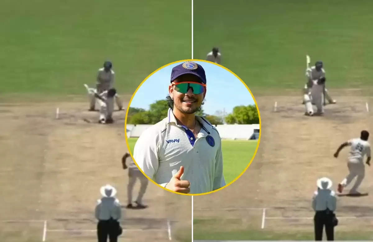 [Watch] Skipper Ishan Kishan goes 6, 0, 6 in the Buci Babu Tournament