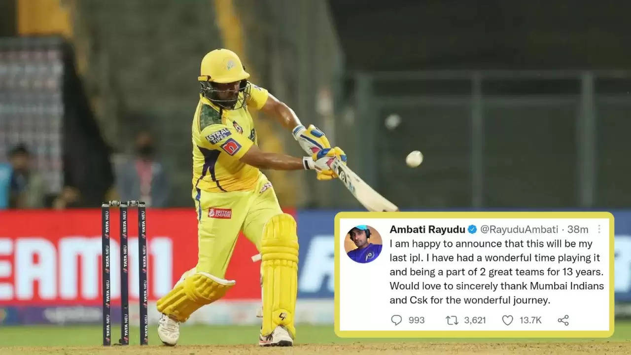Ambati Rayudu controversially deleted his retirement tweet. 