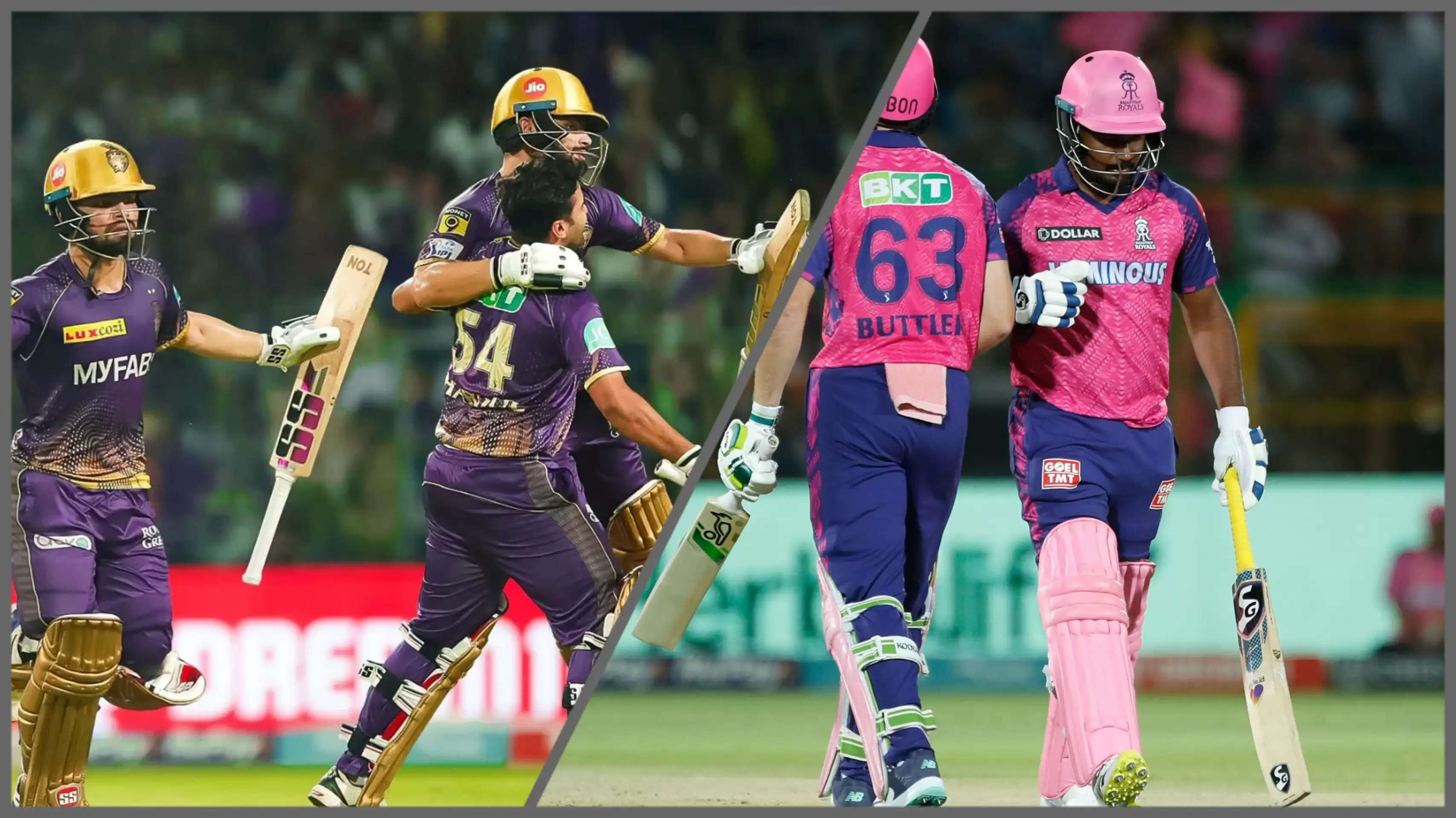 KKR and RR are both on 10 points from 11 matches.
