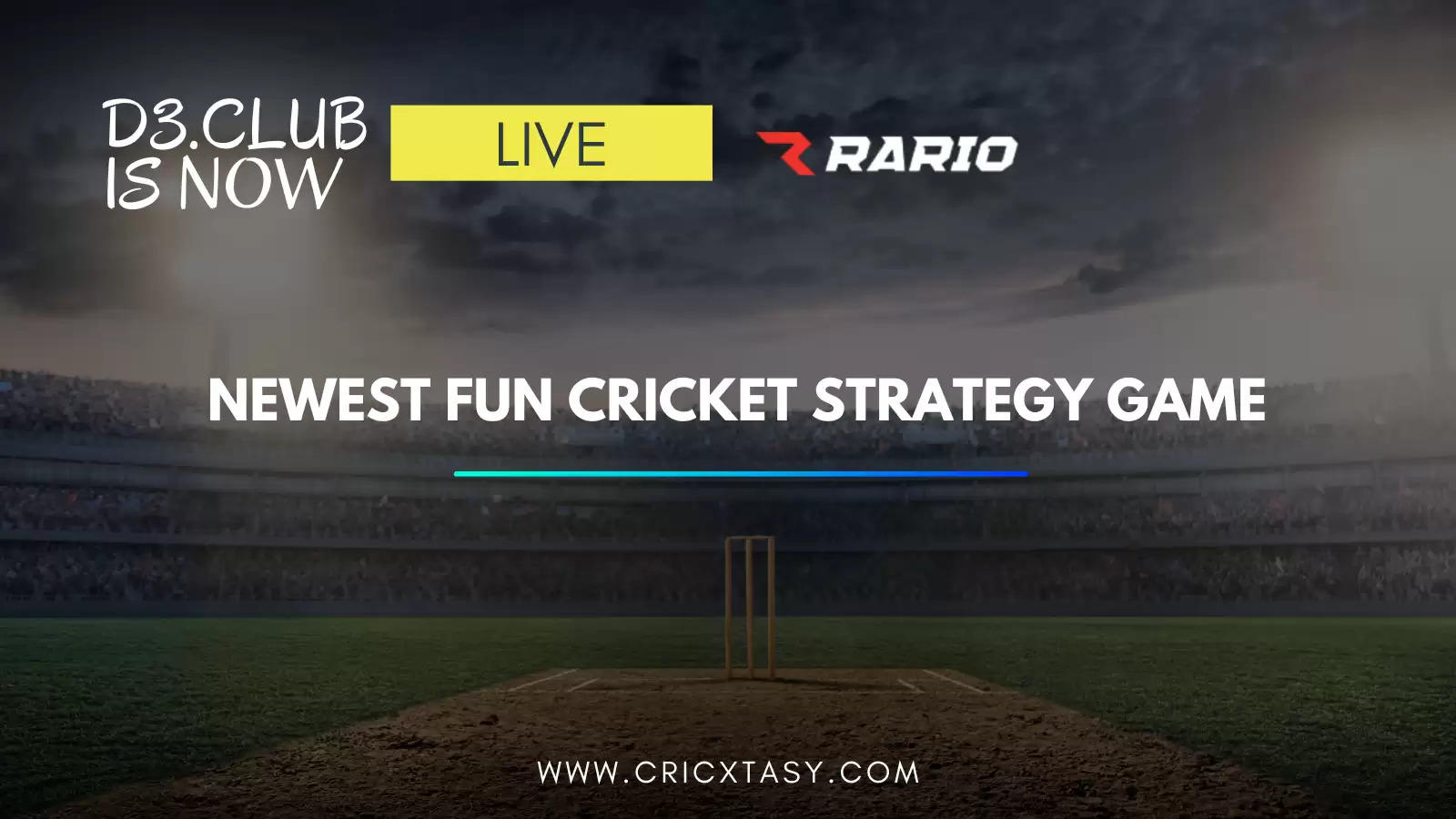 Rario D3.Club Cricket Strategy Game