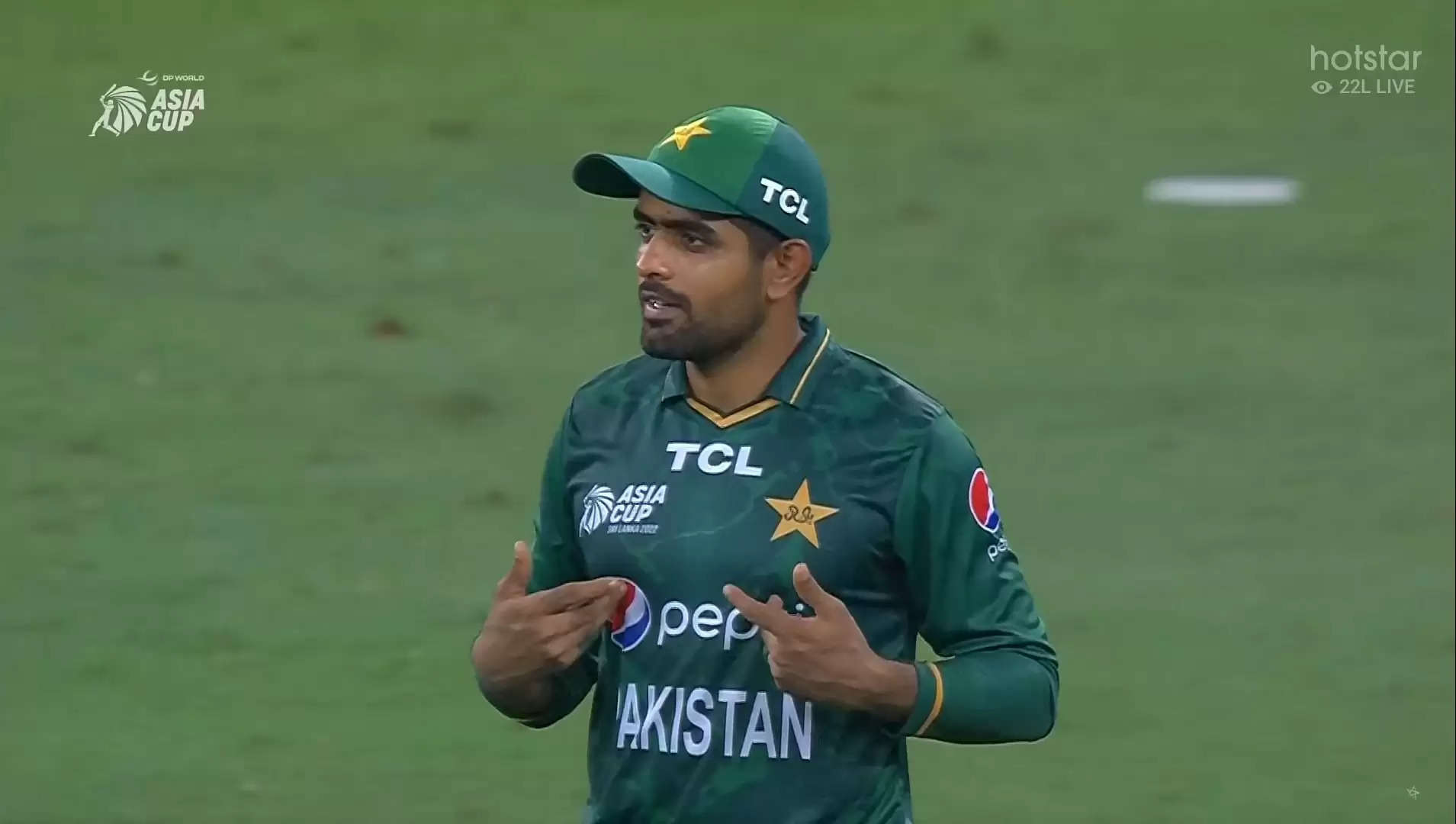 Babar Azam in confusion over DRS decision 