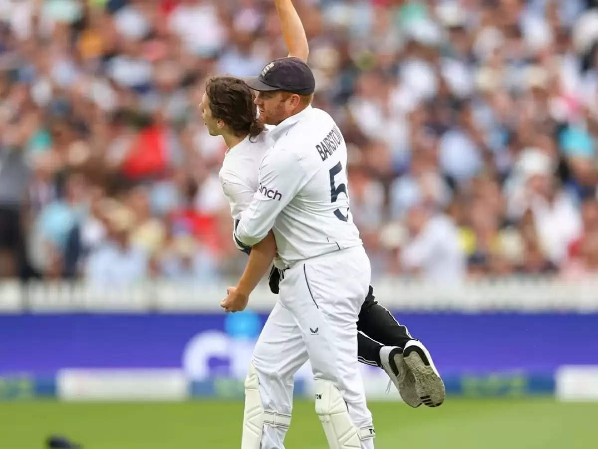 Bairstow pitch invader