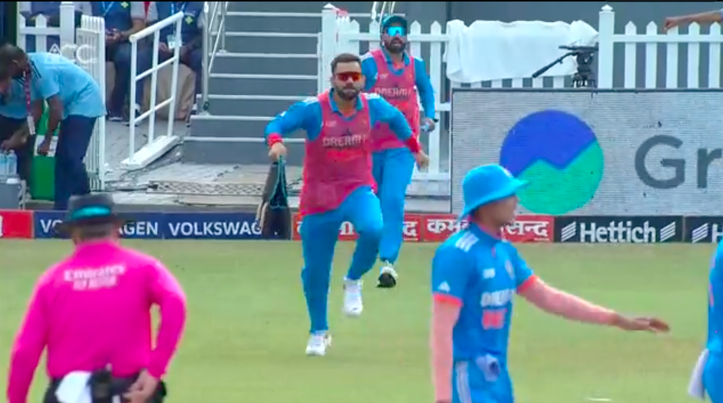 Watch Virat Kohli Turns Water Boy During Bangladesh Clash Entertains Fans With His Antics 0911