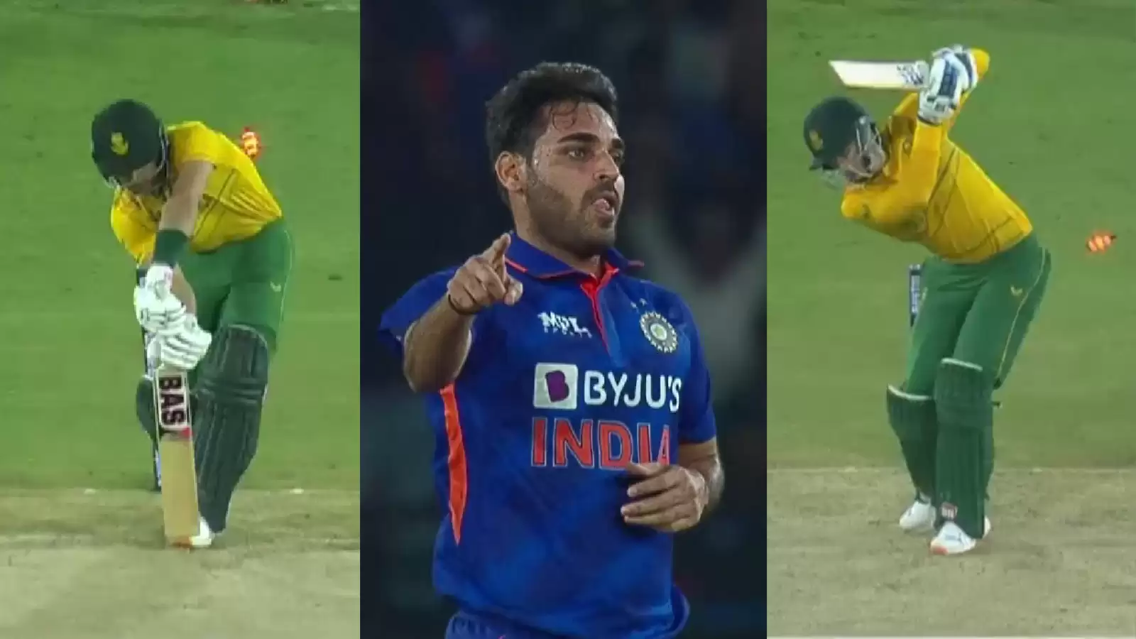 WATCH: Vintage Bhuvneshwar Kumar rocks South Africa top-order in a brilliant opening spell