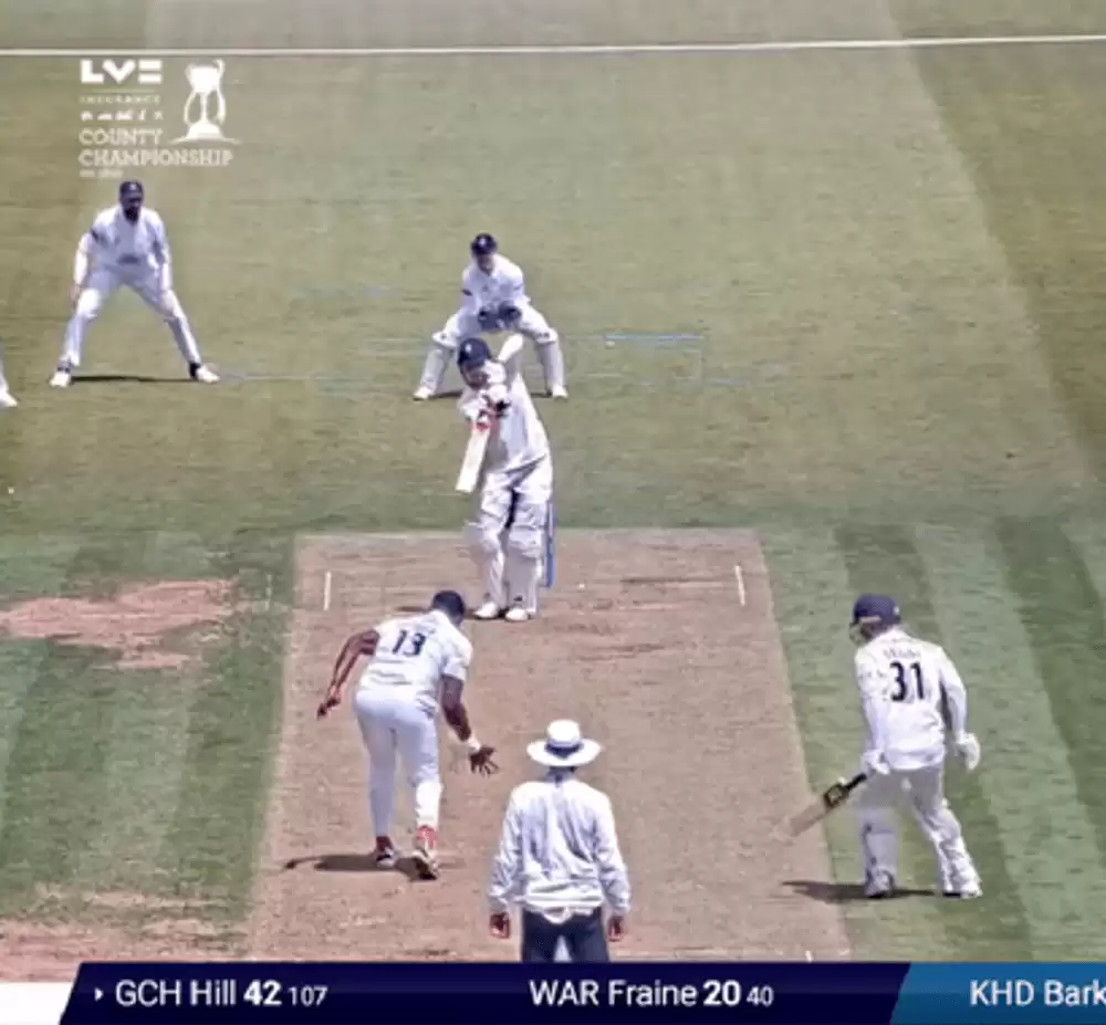 Watch: Hampshire’s Kieth Barker shows smarts; executes a superb run-out at the other end