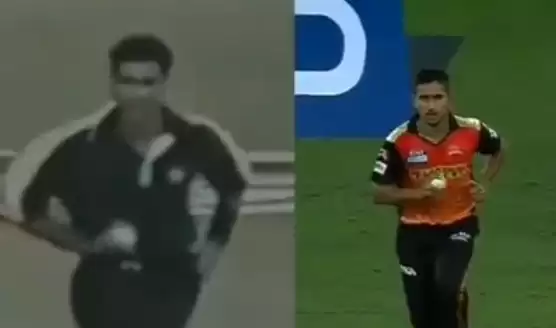 WATCH: Umran Malik’s bowling action that has an uncanny resemblance to Waqar Younis
