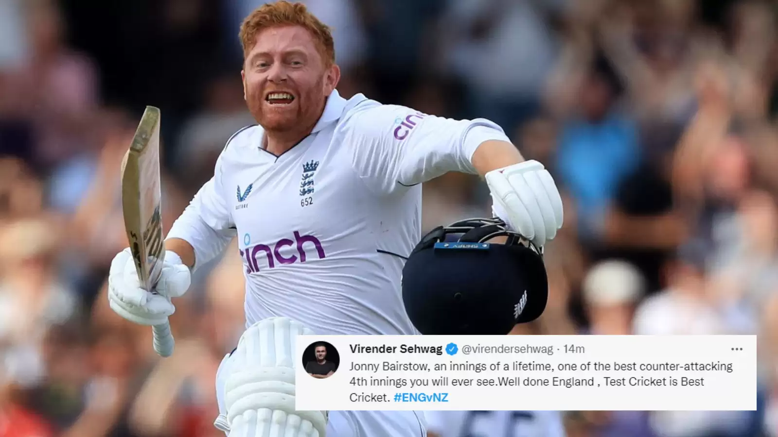 Twitter reacts as Bairstow, Stokes power England’s record-speed run-chase against New Zealand at Trent Bridge