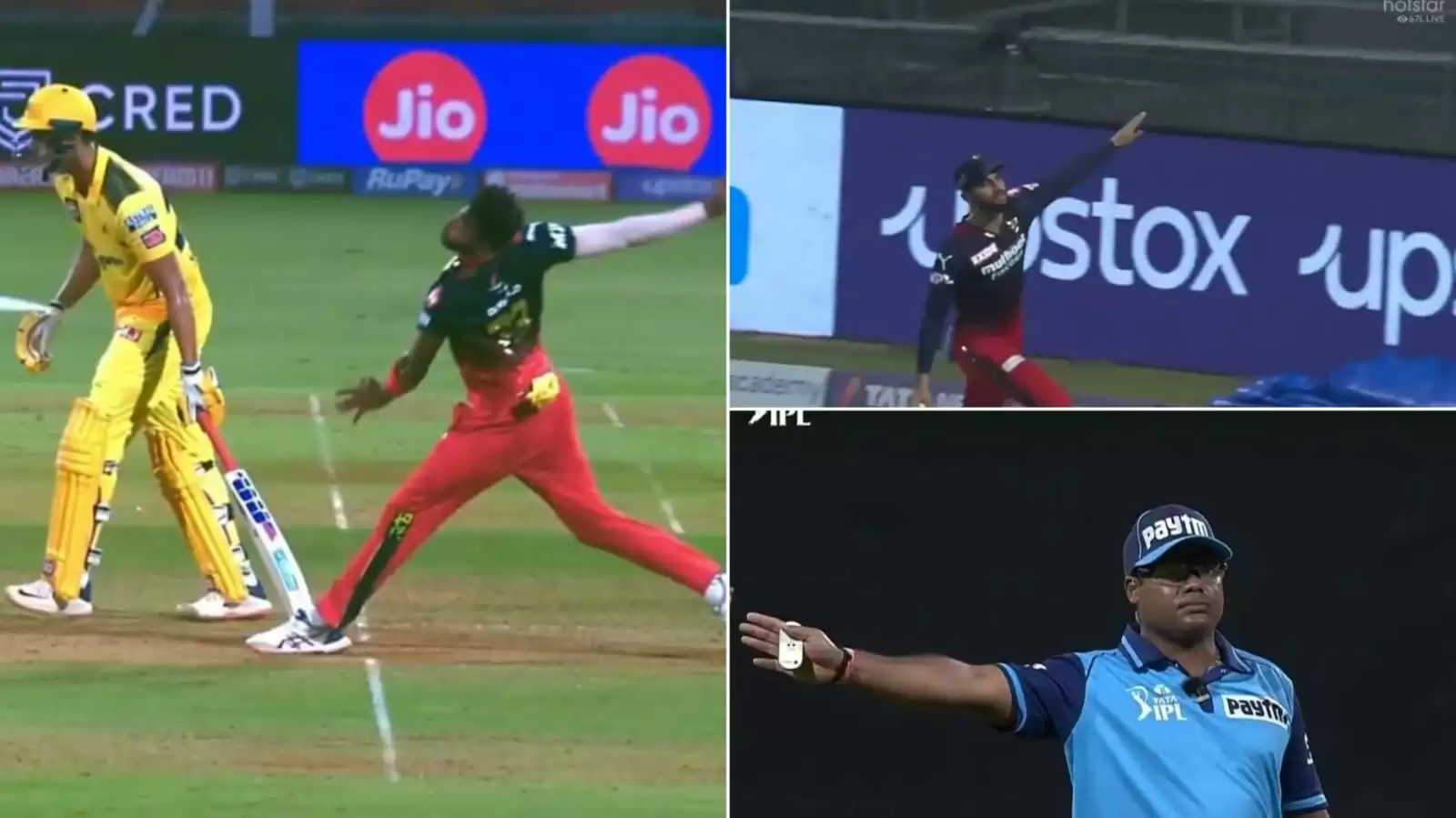 Watch: RCB’s joy turns to distraught as no-ball from Mohammed Siraj gives Robin Uthappa reprieve after he was out caught