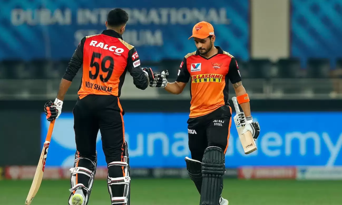 IPL 2020, Match 40: Rajasthan Royals v Sunrisers Hyderabad – Pandey, Shankar half-centuries help SRH coast to 8-wicket win