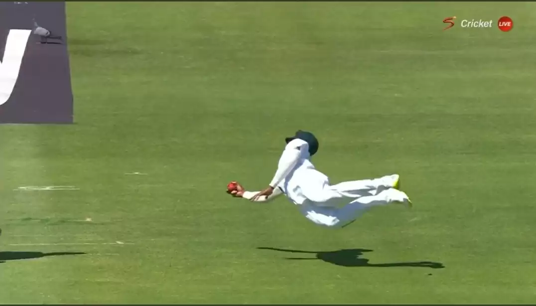 WATCH: Keegan Petersen’s gravity-defying catch to dismiss Cheteshwar Pujara on Day 3 in Cape Town