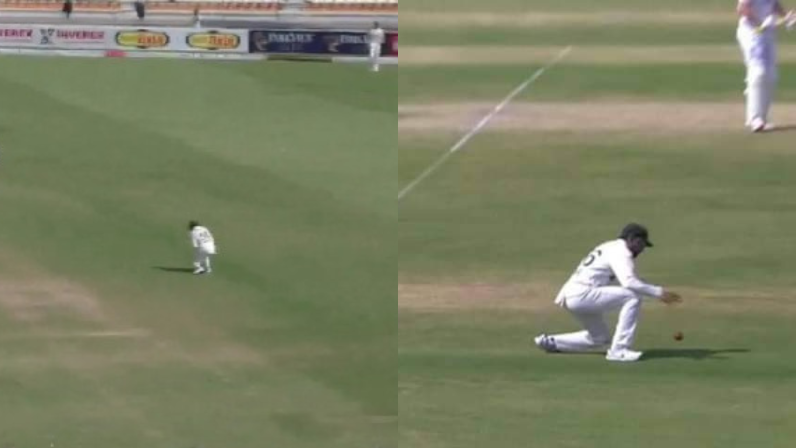 Babar Azam dropped an easy catch.