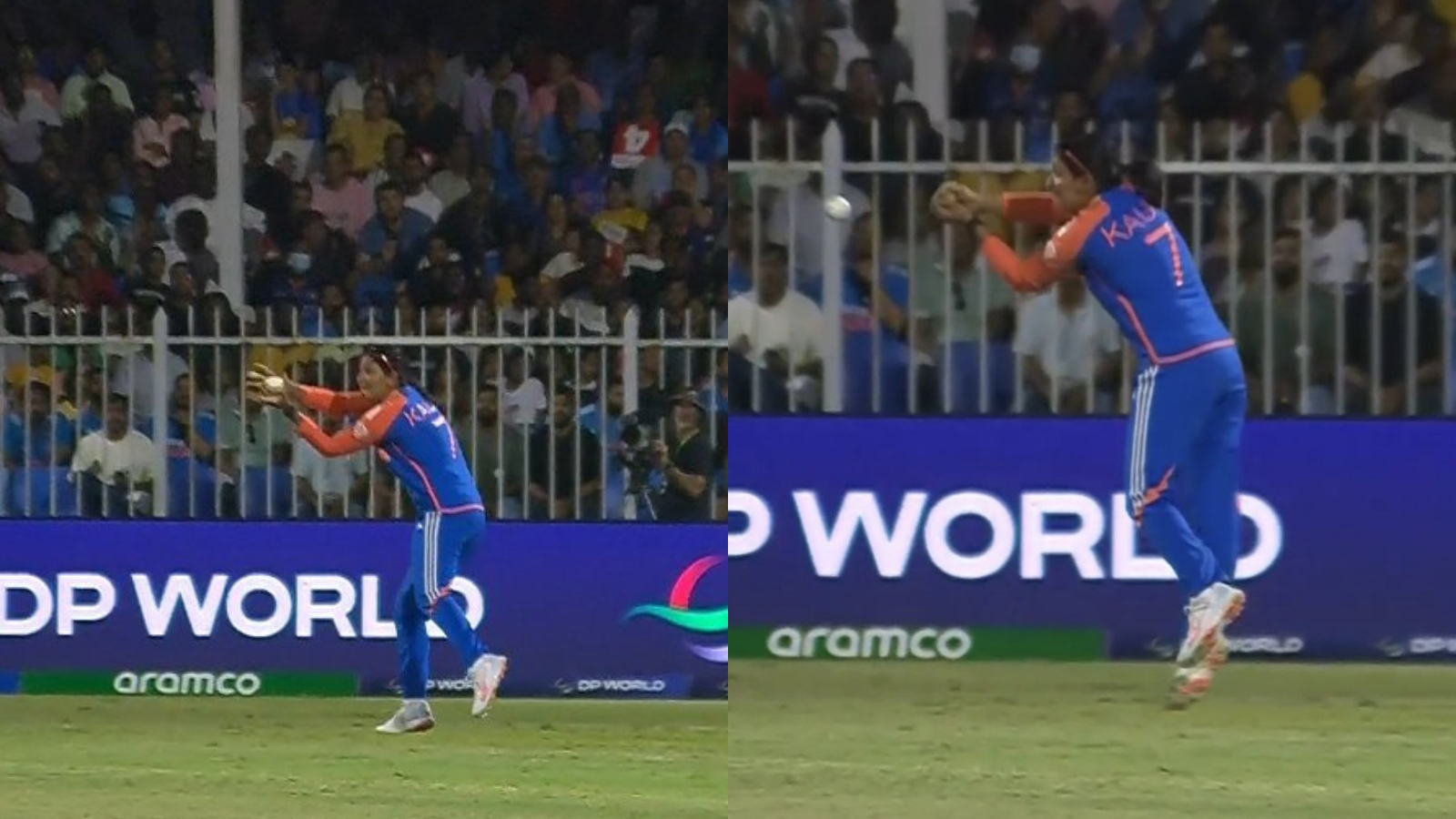 Harmanpreet Kaur dropped an easy catch.