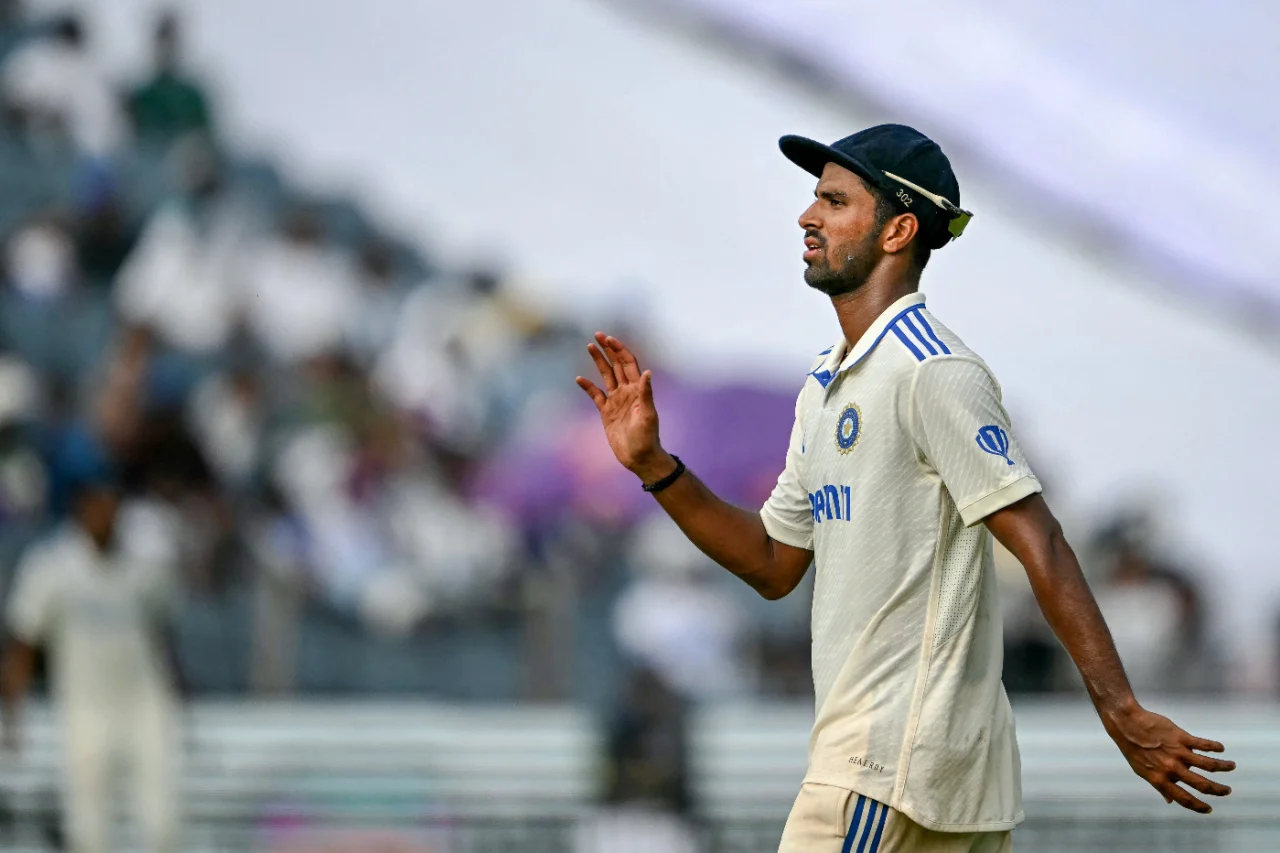 Washington Sundar 7/59 against New Zealand IND vs NZ Pune Ashwin