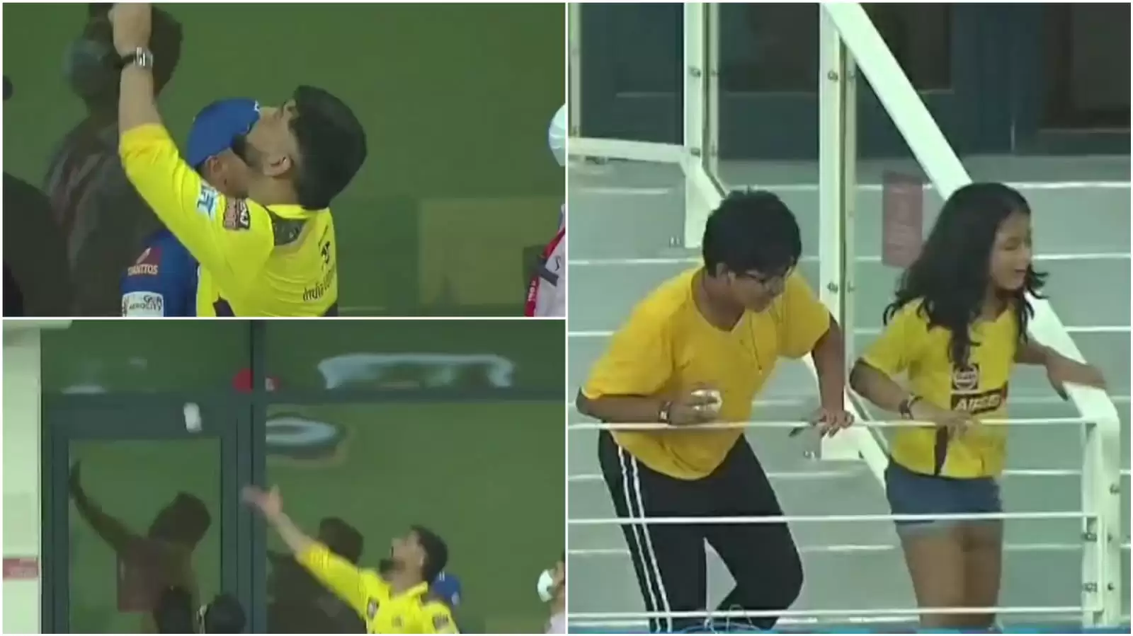 WATCH: Dhoni gifts the match ball to the young girl who was emotional after CSK’s win