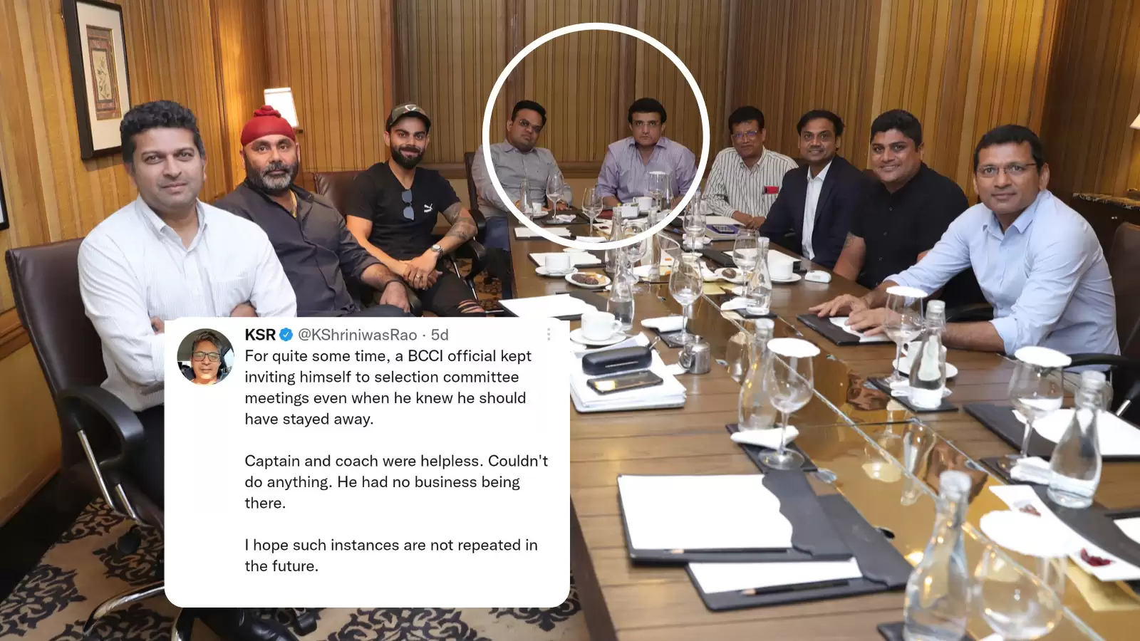 BCCI president Sourav Ganguly faces allegations of attending selection committee meetings