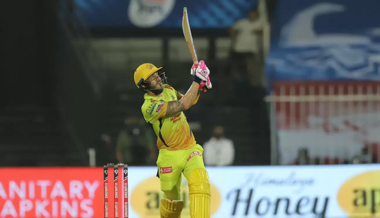 IPL 2021: Faf du Plessis celebrates reaching 6,000 T20 runs with an unbeaten 95 against KKR